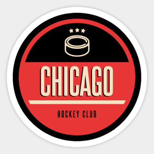 Chicago hockey club Sticker